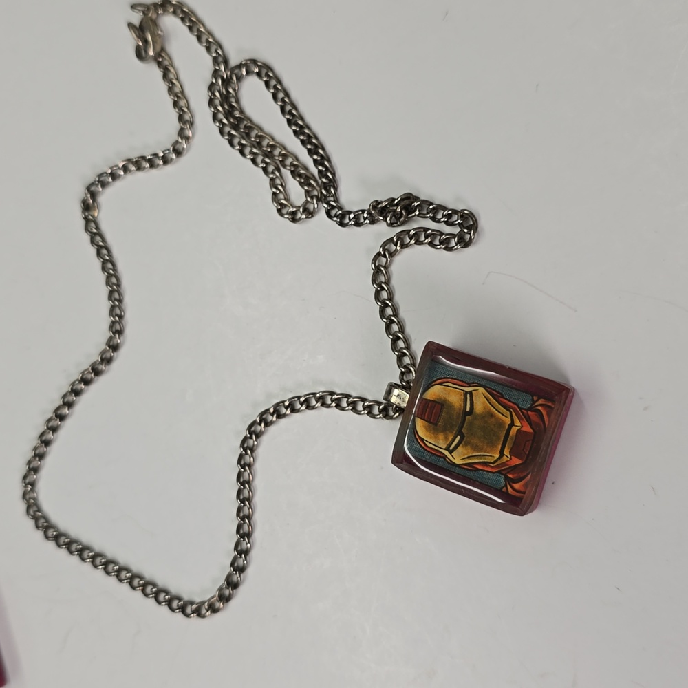 Iron Man Charm Necklace